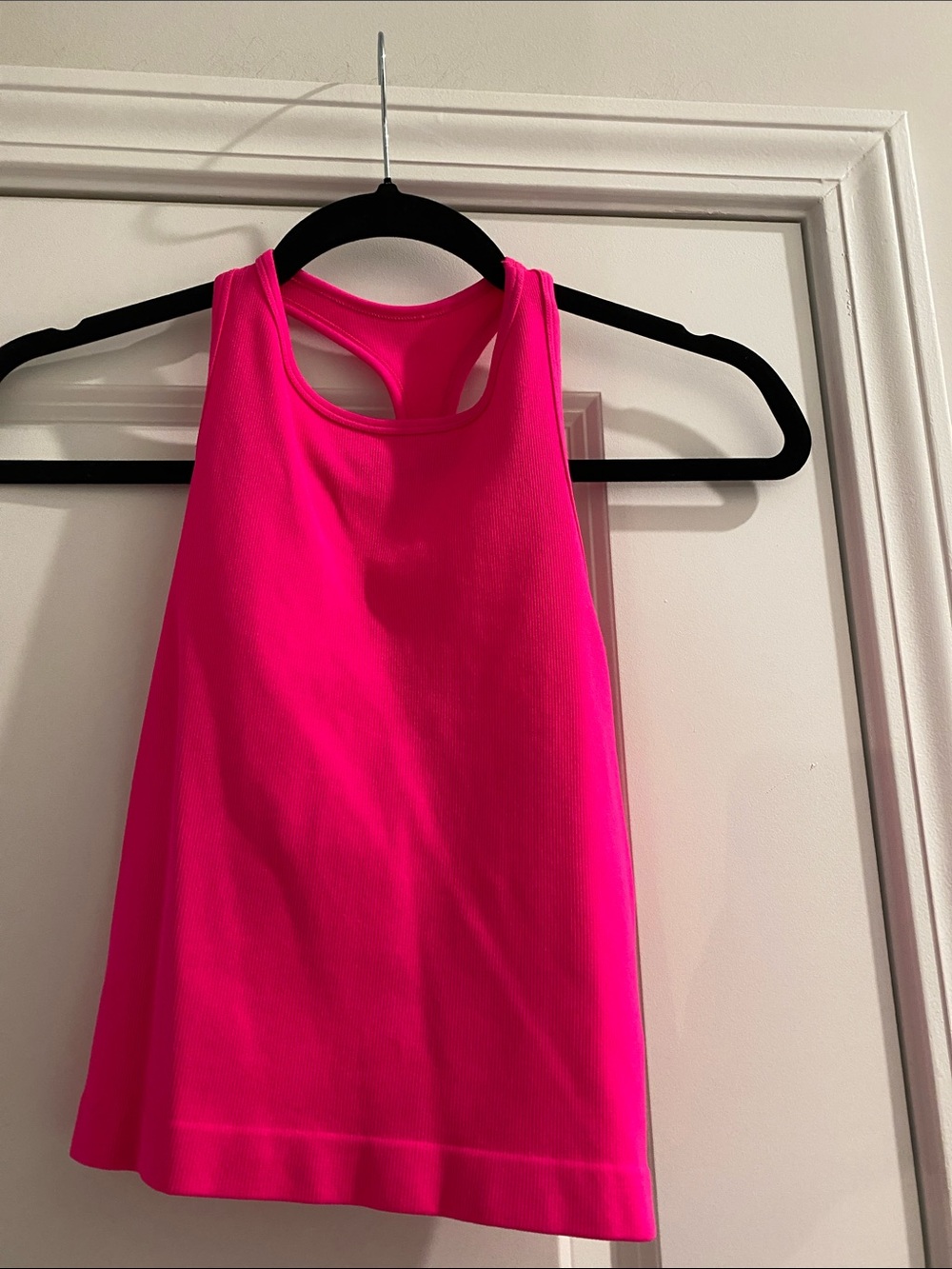 Women's Neon Pink Racerback Performance Tank